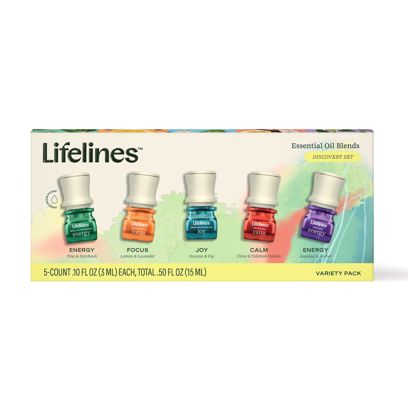 Lifelines Essential Oil Blend Discovery Set, 5/Pack (11-0351)