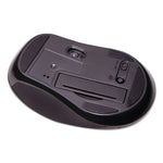 Innovera Mid-Size Wireless Optical USB Mouse, Black (IVR61500)