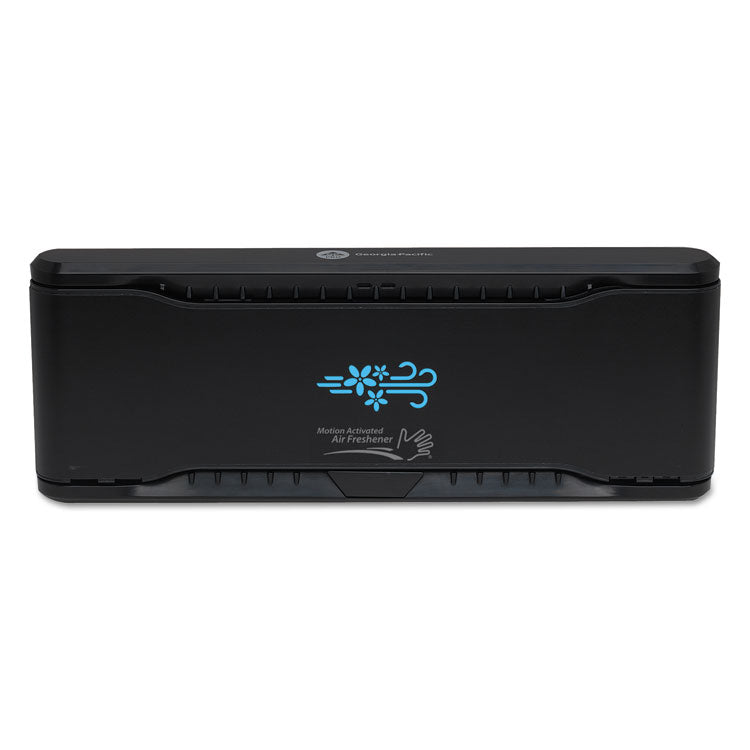 Activeaire Automated In-Stall Freshener Dispenser, 9.5" X 1.17" X 3.5", Black