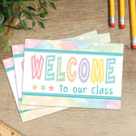 Teacher Created Resources Pastel Pop Welcome Postcards, 30/Pack, 6 Packs/Bundle (TCR8434-6)
