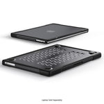 SaharaCase Raider Series 16" Laptop Case, Shock Absorbing, Black/Clear (LT00044)