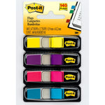 Post-it Flags, .47", Assorted Colors, 140 Flags/Pack (683-4AB)