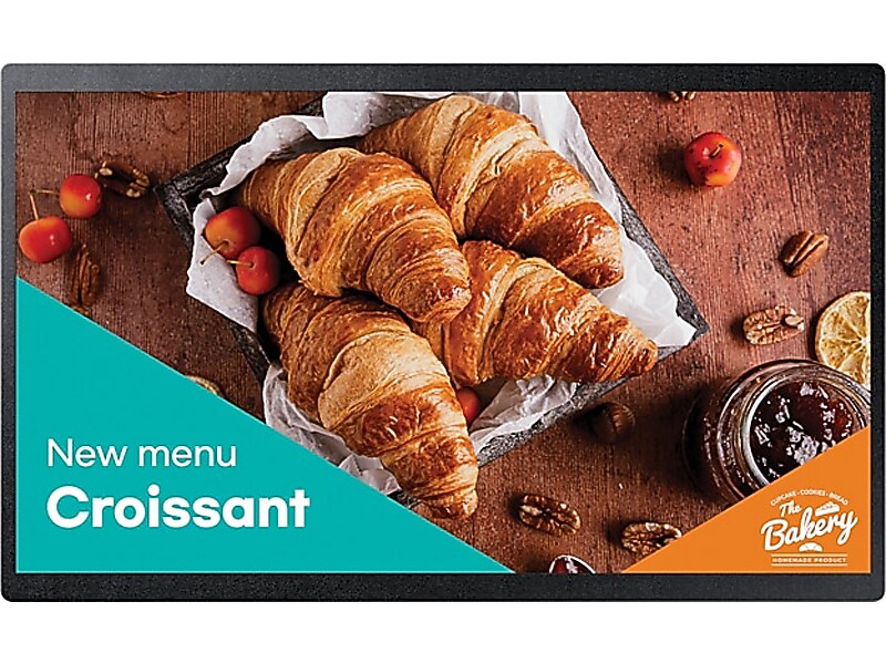 Samsung QB24C 24" Wall-Mountable Display for Digital Signage (LH24QBCEBGCXXS)