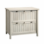 Sauder Costa Commercial 2-Drawer Lateral File Cabinet, Letter/Legal Size, Lockable, 33"W x 22"D, Chalked Chestnut (420040)