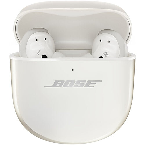 Bose QuietComfort Ultra Wireless Noise Canceling Earbuds Headphones, Bluetooth, Diamond White (882826-0070)