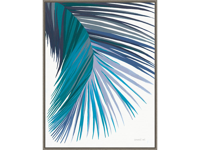 Amanti Art Retro Palm Leaf II Cool, Canvas, 23" x 30" (A42675516436)