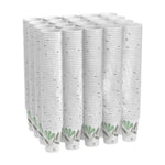 Dixie Pathways Poly Paper Hot Cups, 12 oz., White, 1000/Carton (2342PATH)