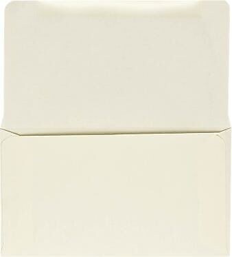 JAM Paper #6 3/4 Booklet Envelopes, 3 5/8" x 6 1/2", Cream, 50/Pack (R0260-50)