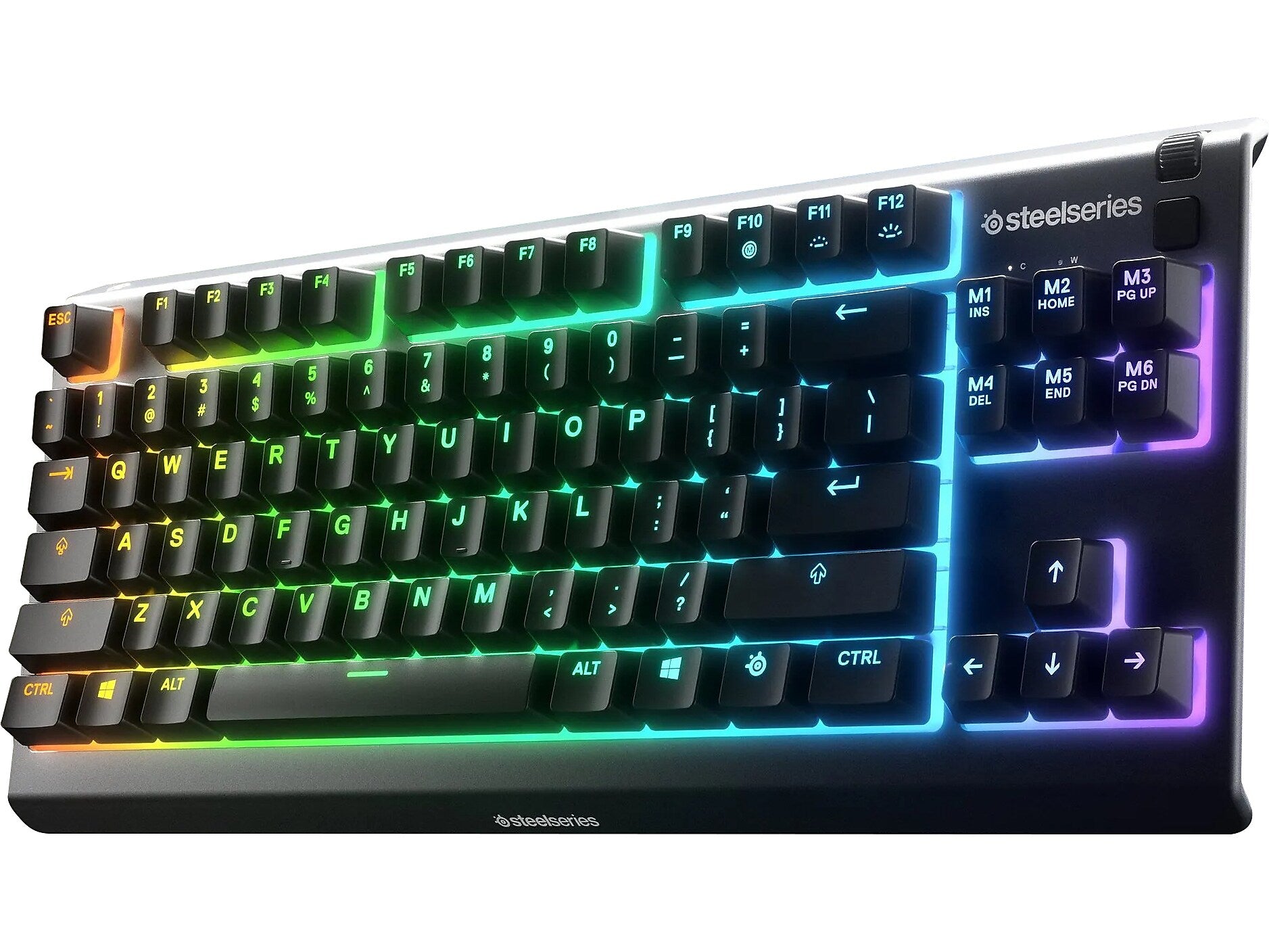 SteelSeries Apex 3 TKL Gaming Keyboard with RGB Lighting, Black (64831)