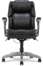 Serta AIR Bonded Leather Executive Chair, Black (CHR200100)