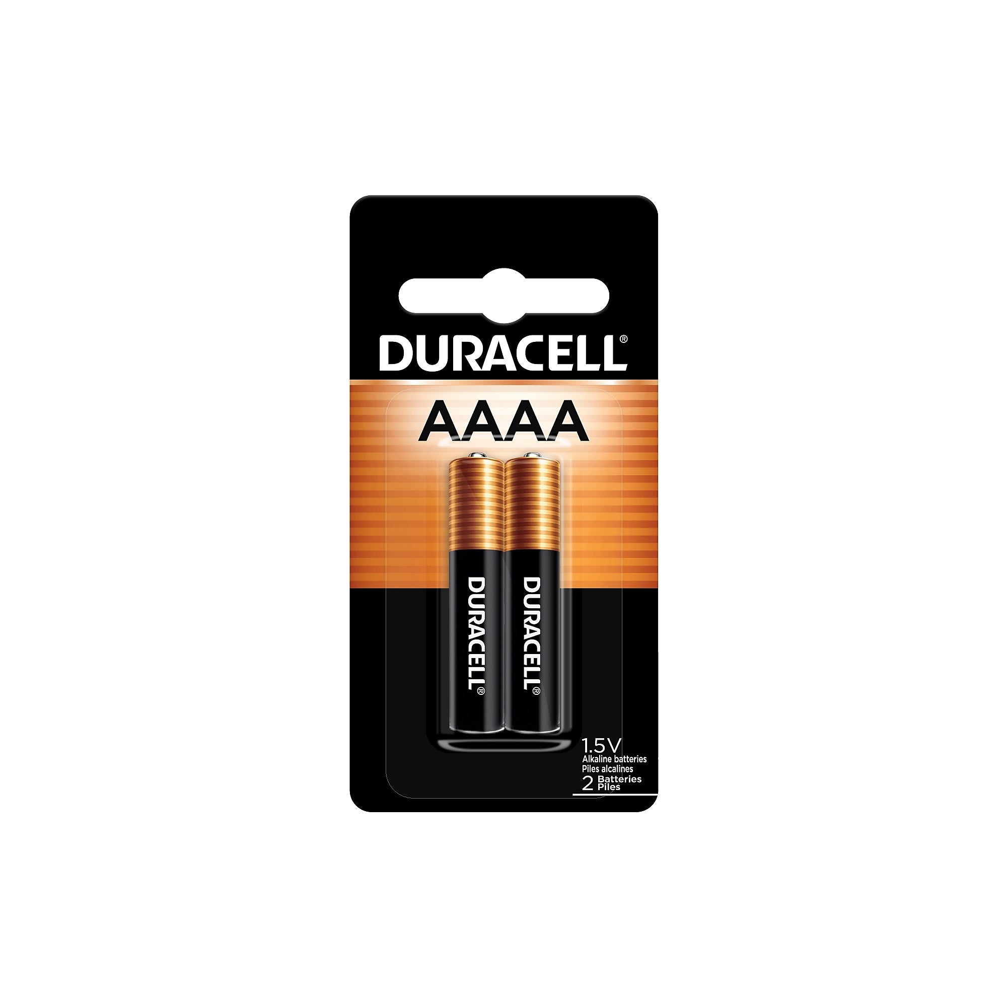Duracell AAAA Alkaline Battery, 2/Pack (MX2500B2PK)