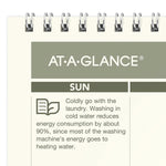 2026 AT-A-GLANCE Recycled 15" x 12" Monthly Wall Calendar, Green/Black (PMG77-28-26)