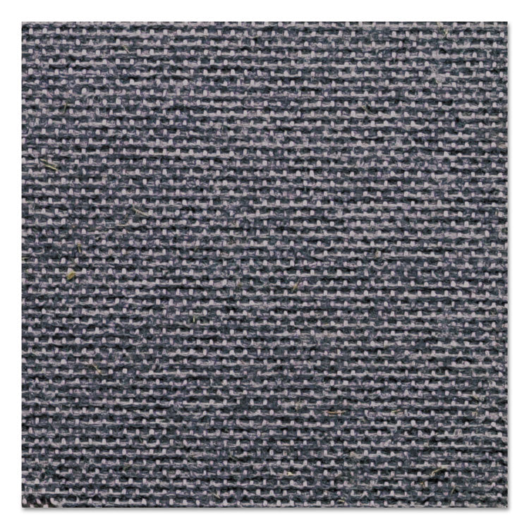 Enclosed Indoor Fabric Bulletin Board with One Hinged Door, 24" x 36", Gray Surface, Graphite Gray Aluminum Frame