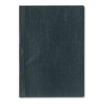 DuraClip Report Cover, Clip Fastener, 8.5 x 11, Clear/Black, 5/Pack