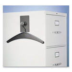 Magnetic Coat Hook With Heavy-Duty Hanger, Metal Hook, Black
