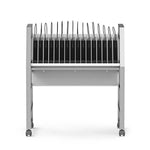 Luxor 16-Unit USB-C Open Charging Cart, White Powder-Coated Steel (CHMC005)