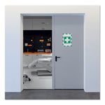 DURAFRAME Security Magnetic Sign Holder, 8.5 x 11, Green/White Frame, 2/Pack