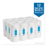 Pacific Blue Select Two-Ply Perforated Paper Kitchen Roll Towels, 2-Ply, 11 x 8.8, White, 250/Roll, 12 Rolls/Carton