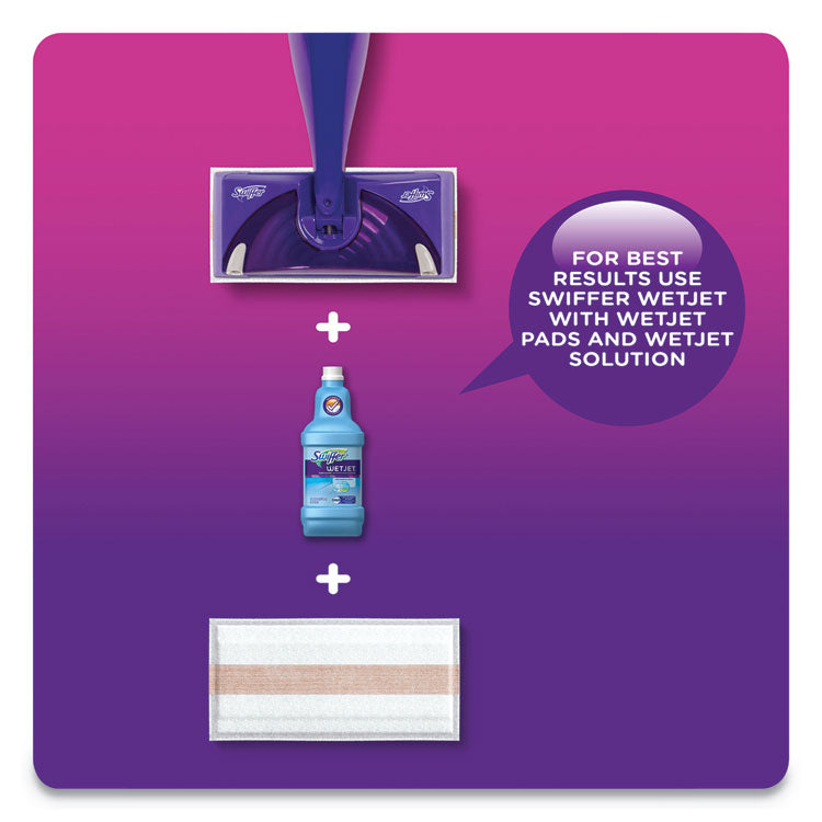 Wetjet System Cleaning-Solution Refill, Blossom Breeze Scent, 1.25 L Bottle, 4/carton