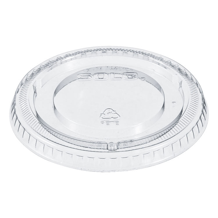 Non-Vented Cup Lids, Fits 12 oz Cold Cups, Plastic, Clear, 2,500/Carton