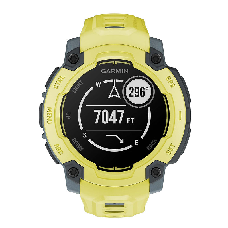 Garmin Instinct E GPS Smartwatch, Electric Lime & Twilight, 45mm (GRM0293301)