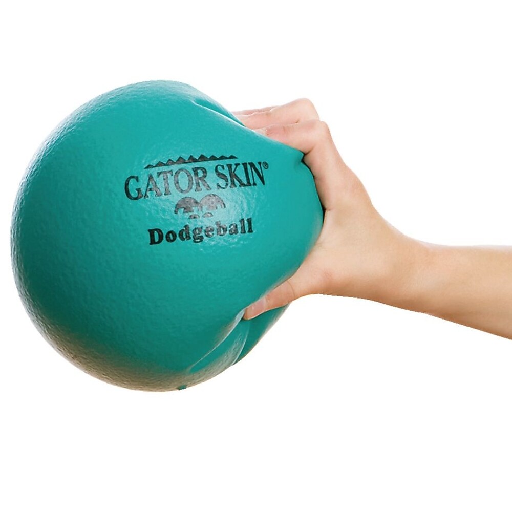 Gator Skin Dodgeball, 6" Dia., Assorted Colors, 6/Pack (W9175)