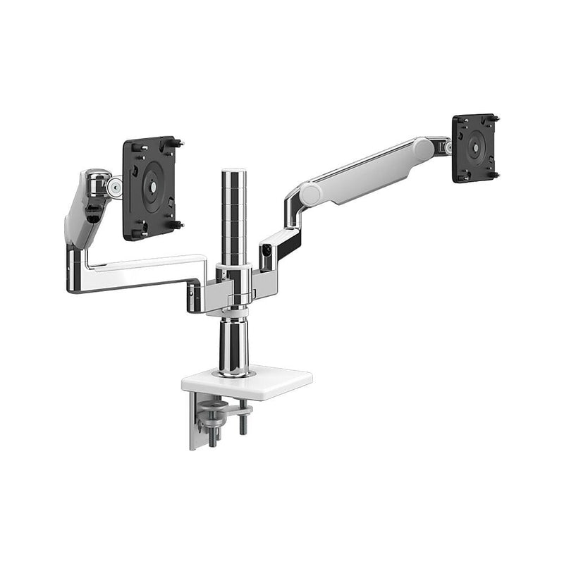 Humanscale Dual Monitor Arm, Polished Aluminum (X22TBW)