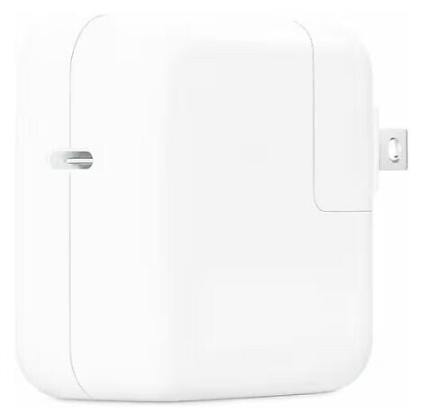 Apple 30W USB-C Power Adapter, White (MW2G3AM/A)