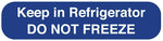 KEEP IN REFRIGERATOR, Medication Instruction Label, 1-5/8" x 3/8"