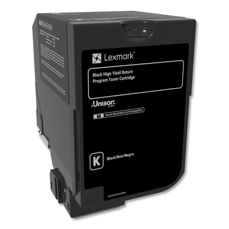 84c1hk0 Return Program Unison High-Yield Toner, 25,000 Page-Yield, Black