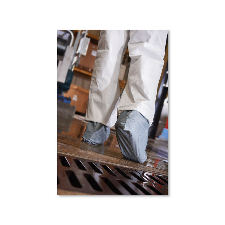 A45 Liquid and Particle Protection Surface Prep/Paint Coveralls, Large, White, 25/Carton