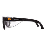 Maverick Safety Glasses, Black, Polycarbonate Frame, Smoke Lens, 12/Box