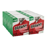 Brawny Industrial FLAX 900 Heavy Duty Assorted Materials Cleaning Wipers, 9" x 16.5", White, 10/Carton (29608)