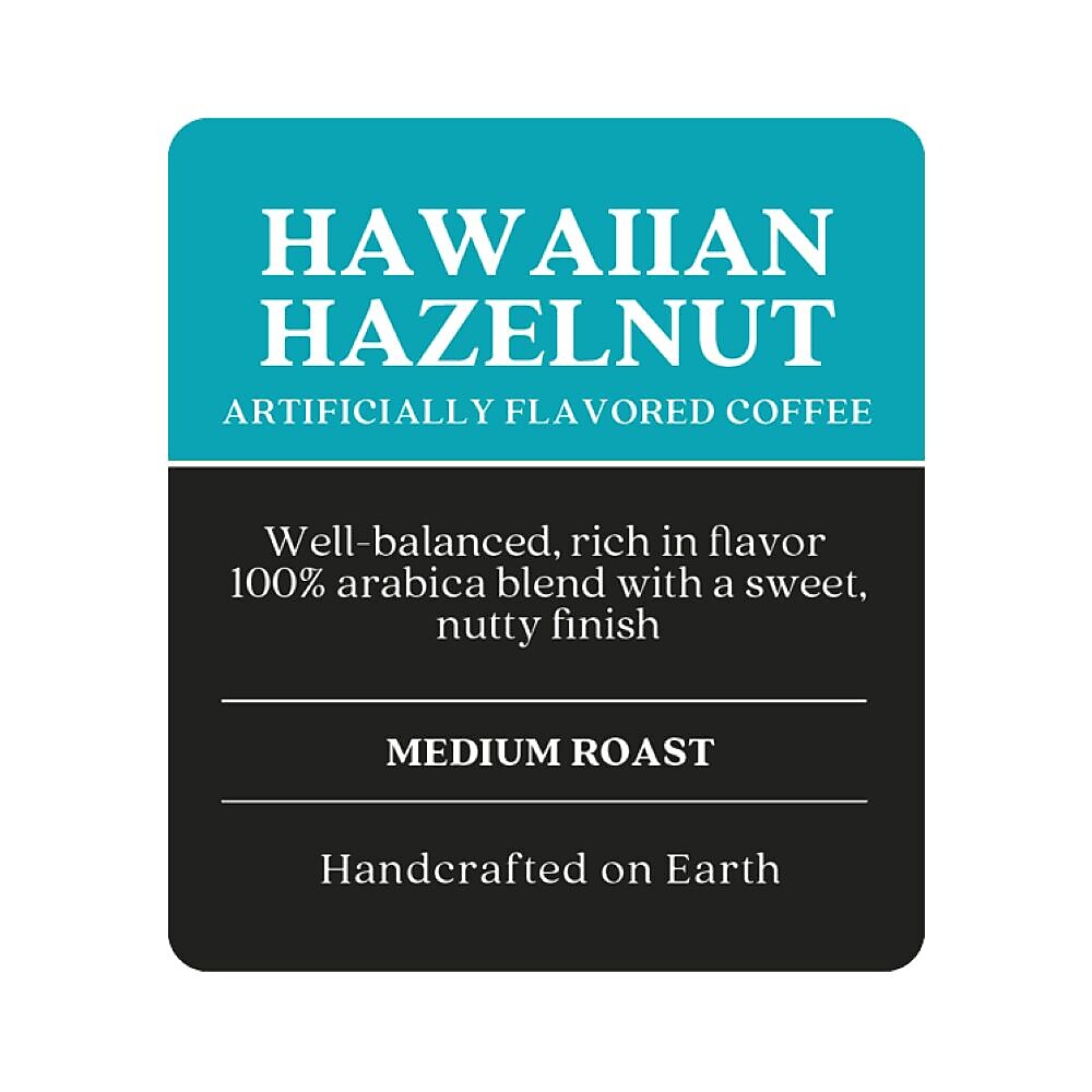 Copper Moon Hawaiian Hazelnut Ground Coffee, Medium Roast, 12 oz. (205125 - BAG)