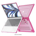 SaharaCase Heavy-Duty Raider Series 16" Laptop Case with Stand, Shock Absorbing, Desert Rose (LT00052)