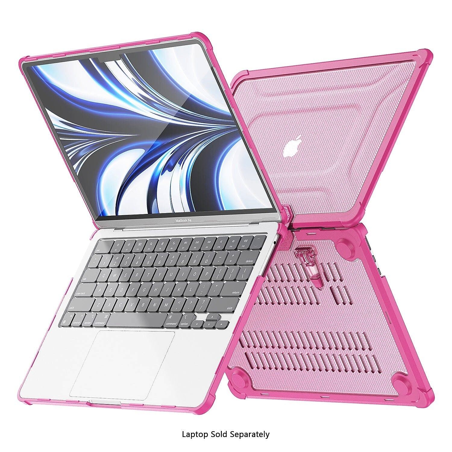 SaharaCase Heavy-Duty Raider Series 16" Laptop Case with Stand, Shock Absorbing, Desert Rose (LT00052)