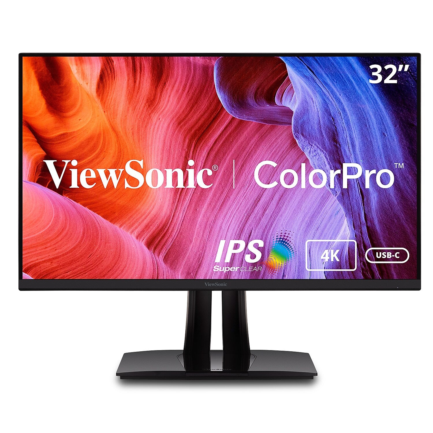 ViewSonic ColorPro 32" 4K Ultra HD 60 Hz LED Monitor, Black (VP3256-4K)