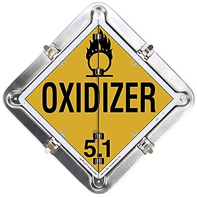 Labelmaster 8 Legend Placard With Mounting Holes (81-8FO)