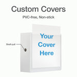 Cardinal XtraLife ClearVue Heavy Duty 5" 3-Ring View Binders, D-Ring, White (26350)