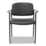 Alera® Sorrento Series Fixed Arm Faux Leather Computer and Desk Chair, Black (ALEUT6816 )
