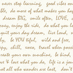 York Wallcoverings Dream Big Script Peel and Stick Wallpaper (RMK9006WP)