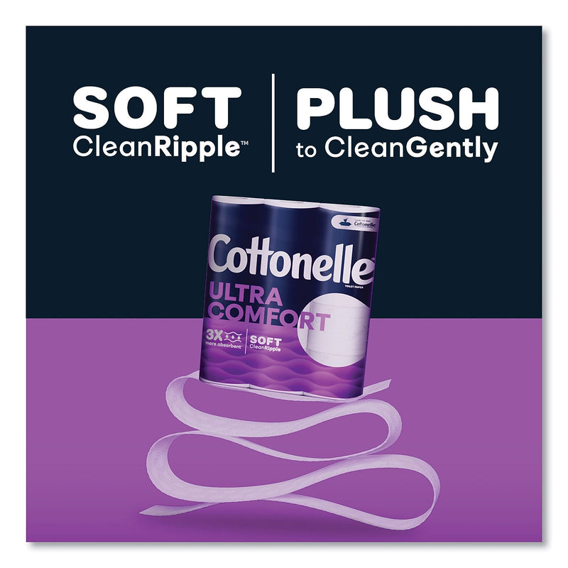 Cottonelle Ultra ComfortCare Toilet Paper, 2-Ply, White, 284 Sheets/Roll, 48 Rolls/Carton (KCM55494)
