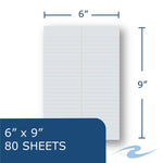 Roaring Spring Enviroshades Steno Notebook, 6" x 9", 80 Sheets/Pad, Gregg Ruled, Recycled Gray Paper, 4 Books/Pk (12274)