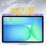 SaharaCase Venture Series TPU 13.1" Folio Case for Galaxy Tab S10 FE+, Purple Orchid (TB00469)