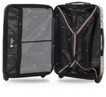 TUCCI 3-Piece Hardside Spinner Carry-On Luggage Set, TSA Checkpoint Friendly (T0158-03PC-WNTR)