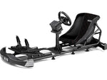 Next Level Racing Go Kart Plus NLR-S034 Racing Cockpit for PC, Black