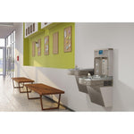 Elkay ezH2O Wall Mounted Bi-Level Drinking Fountain with Water Bottle Filling Station (ELZSTL8WSLP)
