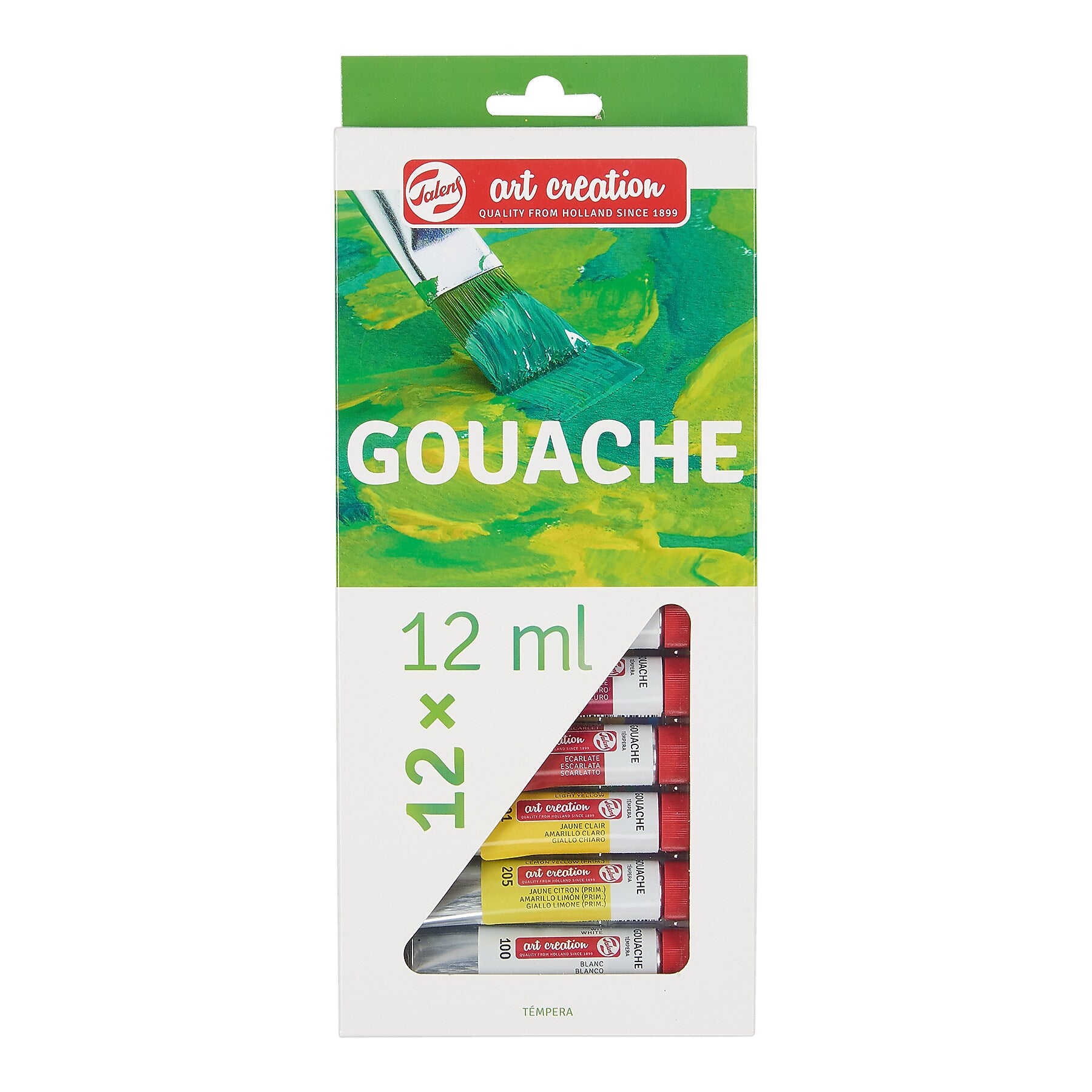 Talens Art Creation Gouache Paint, Assorted Colors, 12mL, 12/Set, 2 Sets/Bundle (TLN9021612M-2)