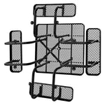 Global Industrial 46" Square Outdoor Steel Picnic Table, Expanded Metal, Black (277151BK)