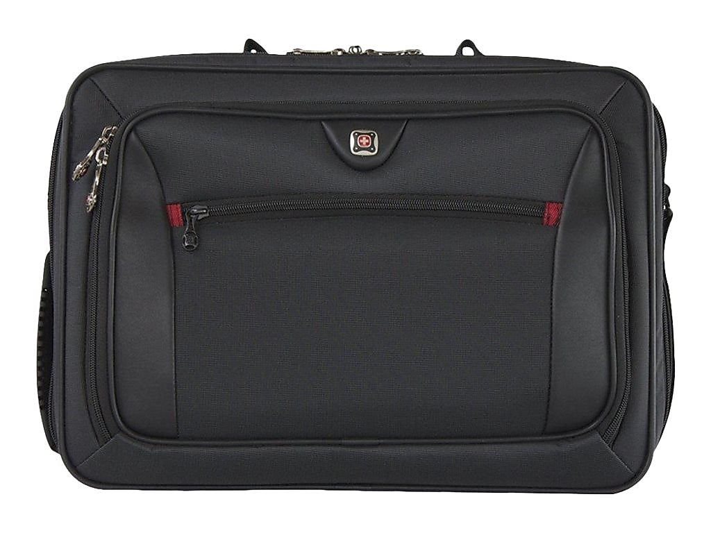 Wenger Insight 16" Nylon Laptop Bag, TSA Checkpoint Friendly, Black (27469140)